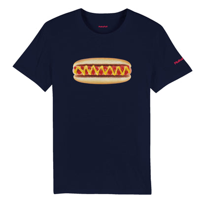 Juicy Vegan Hot Dog Organic Unisex Tee