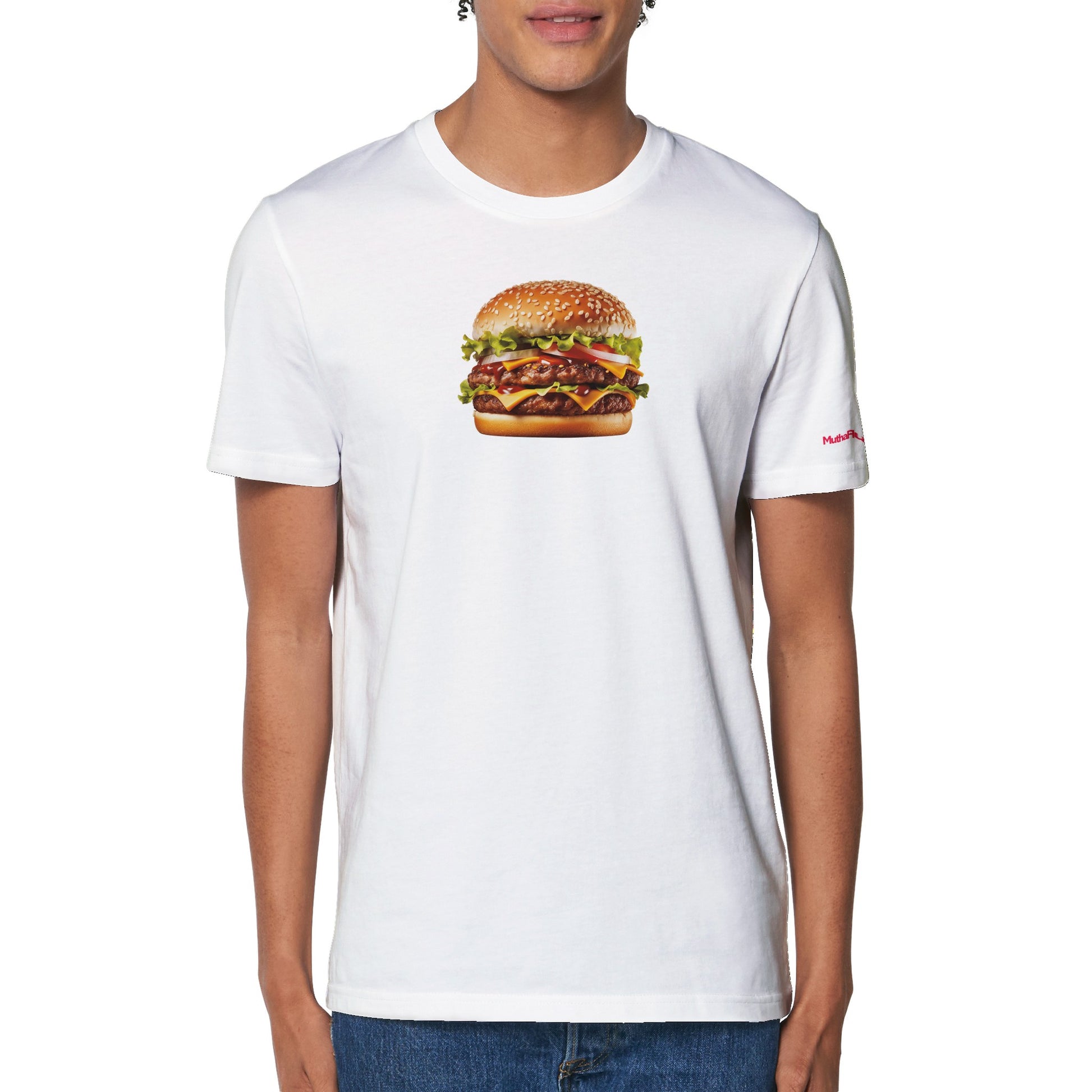 Juicy Vegan Burger Organic Unisex Tee