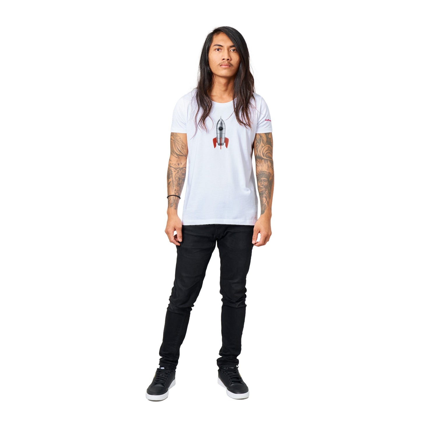 Space Rocket Organic Unisex Tee