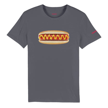 Juicy Vegan Hot Dog Organic Unisex Tee