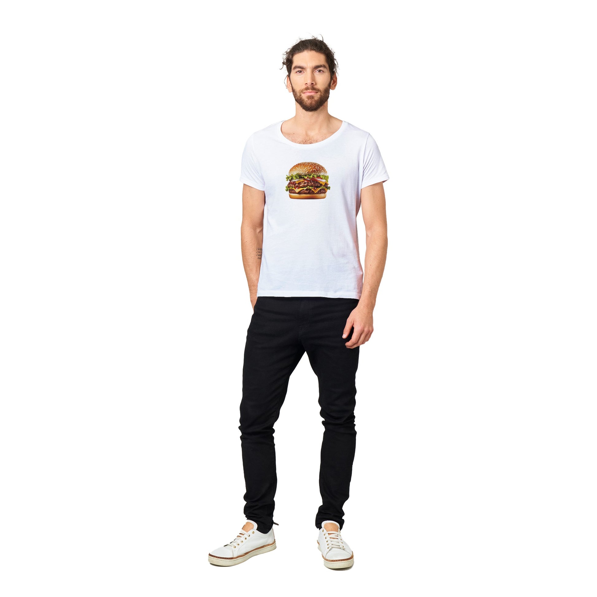 Juicy Vegan Burger Organic Unisex Tee